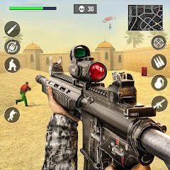 FPS Shooting Games: Gun Games Mod Apk [Mod Menu][Weak enemy]