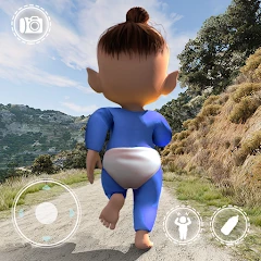 Little Monster Rope Game Mod Apk 1.34 [Pembelian gratis]