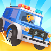 Dinosaur Police Car kids Games Mod
