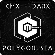 CMX - Dark Polygon Sea · KLWP Mod