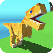 Blocky Dino Park T-Rex Rampage Mod Apk