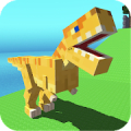 Blocky Dino Park T-Rex Rampage icon