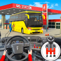 Gas Station Bus Parking Games icon