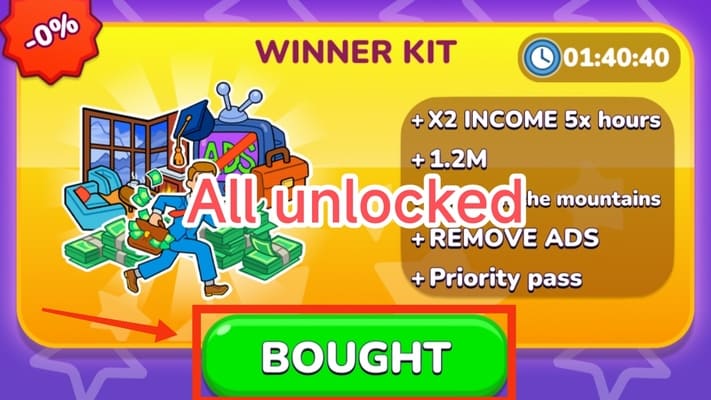 Mr.Billion: Idle Rich Tycoon MOD APK Review And Video Guide for Android Banner