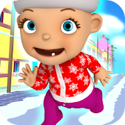 Baby Snow Run - Running Game icon