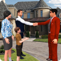Virtual Rent House Search: Família feliz Mod