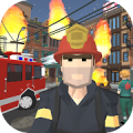 Heróis dos bombeiro da cidade Mod