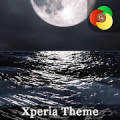sea in the dark  | Xperia™ Theme, Live Wallpapers Mod