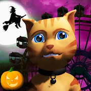 Halloween Cat Theme Park 3D Mod Apk [Free purchase]