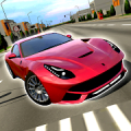 Sports Car Driving in City Mod
