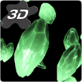 Crystals Particles 3D Live Wallpaper‏ Mod