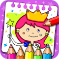 Princess Coloring Book & Games icon