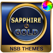 Sapphire Gold Theme for Xperia Mod