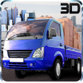 mini şoförü kamyon taşıma 3D Mod