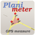 Planimeter medir área num mapa Mod