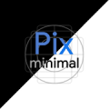 Pix-Minimal Black/White Icons Mod