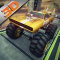 3D Grand Monster Truck : Impossible Derby Stunt Mod