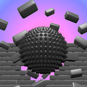 Hit the brick: catapult game icon