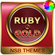 Ruby & Gold Theme for Xperia Mod