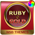 Ruby & Gold Theme for Xperia Mod