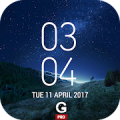 Galaxy S8 Plus Digital Clock Widget Pro + Mod
