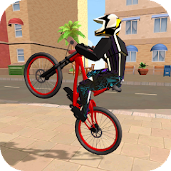 Wheelie Bike 3D - BMX wheelie icon