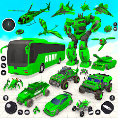 Army Bus Robot Bus Game 3D Mod