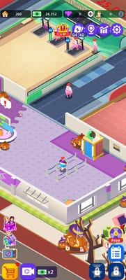 Fitness Club Tycoon screenshots