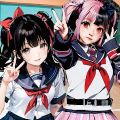 SchoolGirl AI 3D Anime Sandbox icon