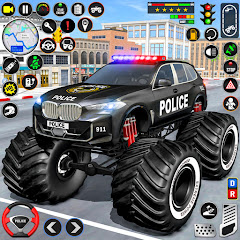 Police Monster Truck Car Games Mod