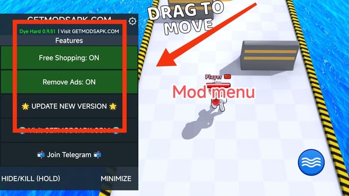 Dye Hard - Color War MOD APK Review And Video Guide for Android Banner