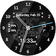 Black Glass HD Watch Face icon