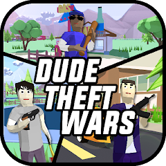 Dude Theft Wars Shooting Games Mod apk [Unlimited money][Free