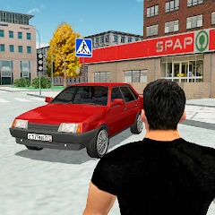 Симулятор машины Лада Девятка Mod Apk [Unlimited money]