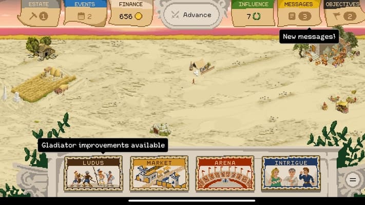 Gladiator Manager screenshots