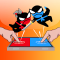 Jumping Ninja Battle - Aksi Pertempuran Dua Pemain Mod