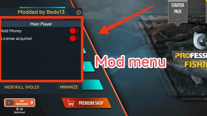 Professional Fishing Mod