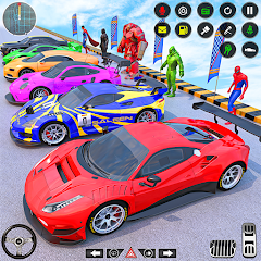 Crazy Car Stunts GT Ramp Games Mod
