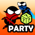 Прыжки ниндзя Party 2 игрока игры Mod