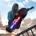 Jogo de Skate 3D - Menino de Skateboard Corrida 3D Mod