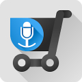 Shopping list voice input icon