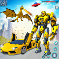 Dino Robot Attack Battle Games icon
