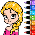 Princess Coloring Book for Kids & Girls Mod