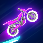 Rider Worlds - Neon Bike Races Mod Apk