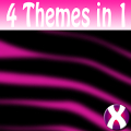 Pink Zebra Complete 4 Themes‏ Mod