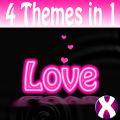 Neon Heart Complete 4 Themes‏ Mod