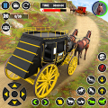 Horse Cart Transport Taxi Game icon