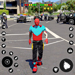 Spider Vice Town Rope Hero Man