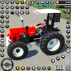 Tractor Driving Farming Games Mod