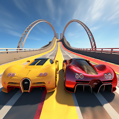 Mega Ramp Car Offline Games Mod